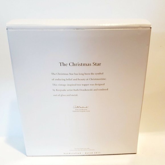 🆕Hallmark Keepsake The Christmas Star Tree Topper Ornament - Picture 3 of 3